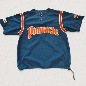 Vintage Pinnacle Mudville 9 Youth Large Baseball Club Washington Jersey 90s